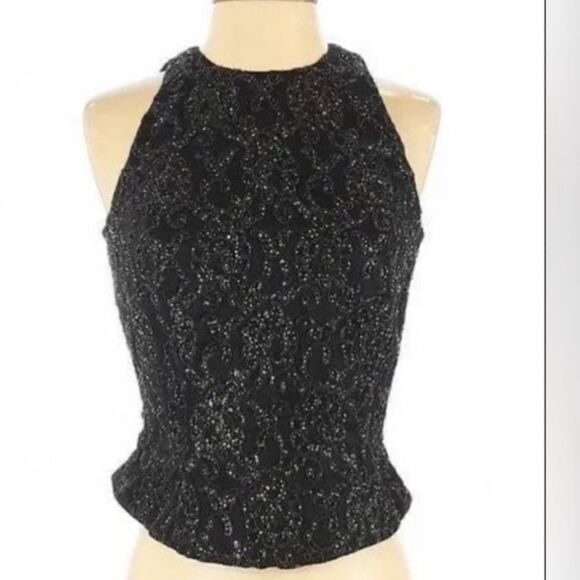 Stunning beaded top from CARMEN MAR VALVO - Picture 2 of 8